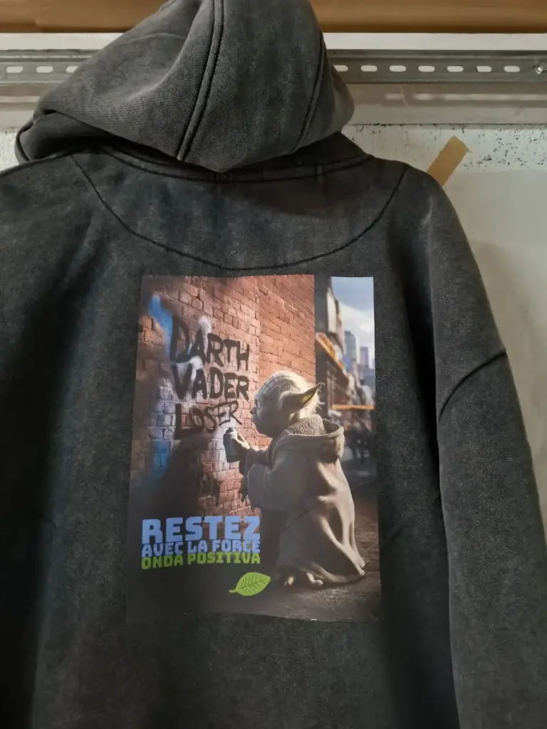 Sweat Noir Taille M Maitre Joda